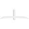 Ekena Millwork Bellingham Architectural Grade PVC Gable Bracket, 96"W x 32"H x 6"D x 6"F, 8/12 Pitch GBP096X32X0606BEL00 - alternate 3